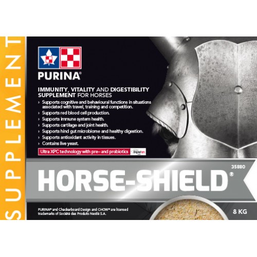 BILINGUE, CARTON SUPPLEMENT HORSE-SHIELD 7''X5'' 