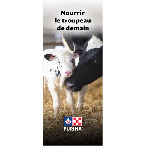 FRANCAIS, ROLL-UP PURINA, NOURRIR LE TROUPEAU DE DEMAIN, 33.75'' X 78.75''