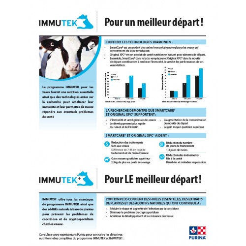 FRANCAIS, PURINA FICHE TECHNIQUE IMMUTEK