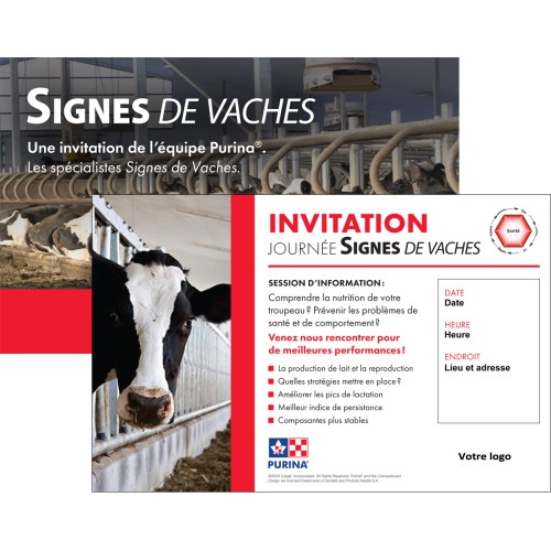 COW SIGNALS INVITATION – FRANÇAIS