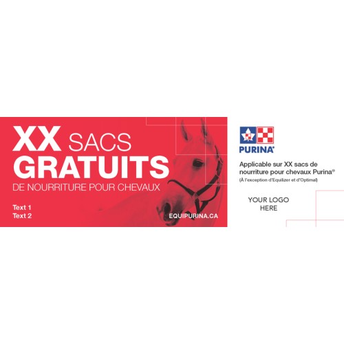 EQUIN COUPON SACS GRATUIT, PURINA, FRANÇAIS