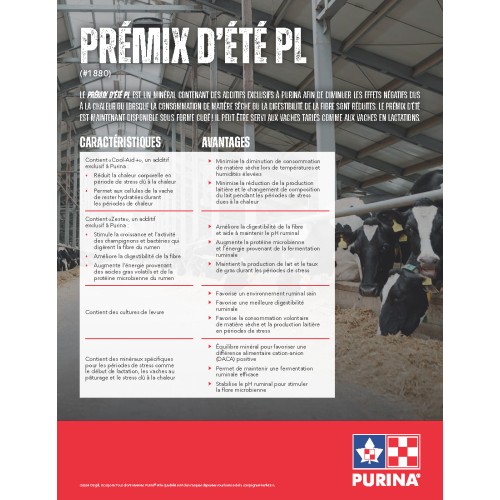 FRANCAIS, PREMIX PURINA