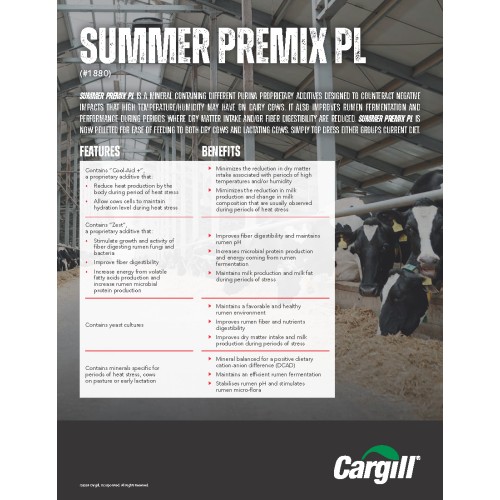 ANGLAIS, PREMIX CARGILL