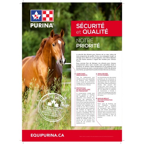 FRANCAIS, GUIDE DE SELECTION DES MOULEES POUR CHEVAUX PURINA